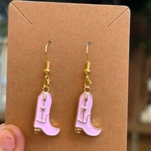 Cute Cowgirl Earrings Gold